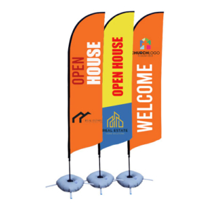 feather flags banner