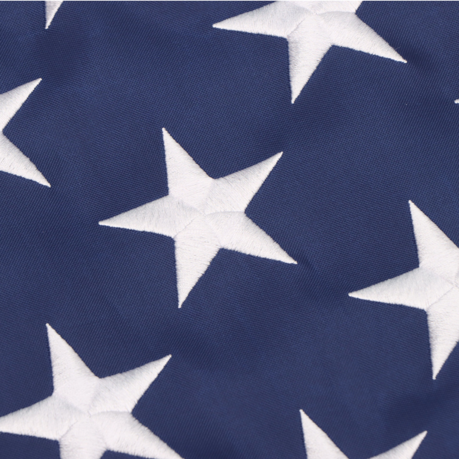 3 ft x 5 ft american flag with embroidered stars